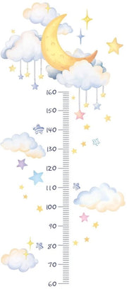 Sticker per Parete Grafico per Bambino - Adesivo Self-Lavabile PVC - Disegni Acquari - Camera da Bambino Carina - Registrazione dei Punti di Riferimento - Protezione delle Pareti - Tavolo di Crescita