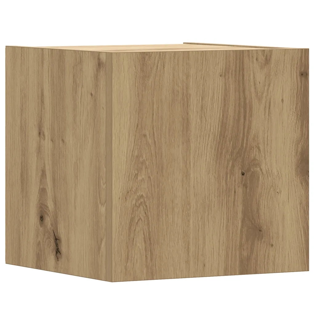 Set Mobile TV 6 pz Montato a Parete Rovere in Legno Multistrato 3328990