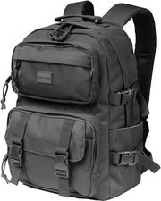 Zak scolastica per ragazze e ragazzi, zaino leggero per donne e uomini per la scuola, zaino per viaggi casual, zaino per laptop 15 pollici, zaino impermeabile per studenti (nero)