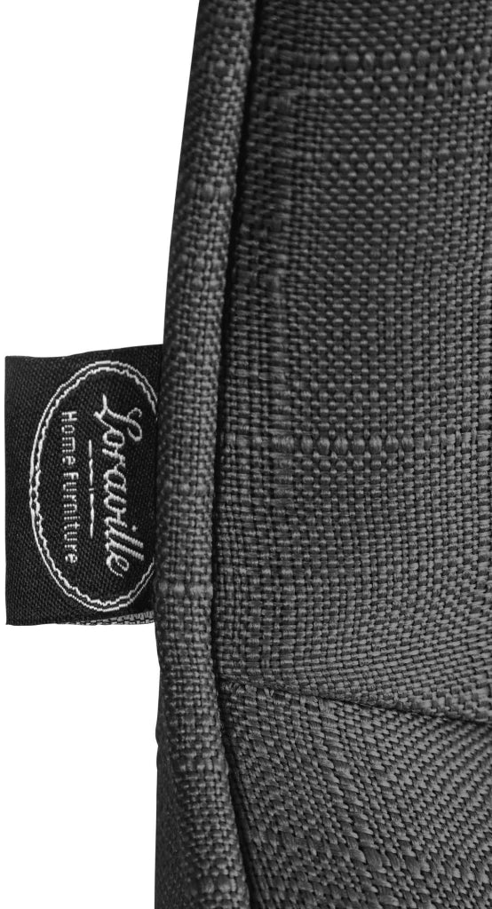 Barhocker Vonore Stoff schwarz