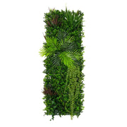 Piastrelle da Parete con Piante Artificiali 0,5m x 1.5m Pannello Erba Alina per Giardino e Arredo Casa