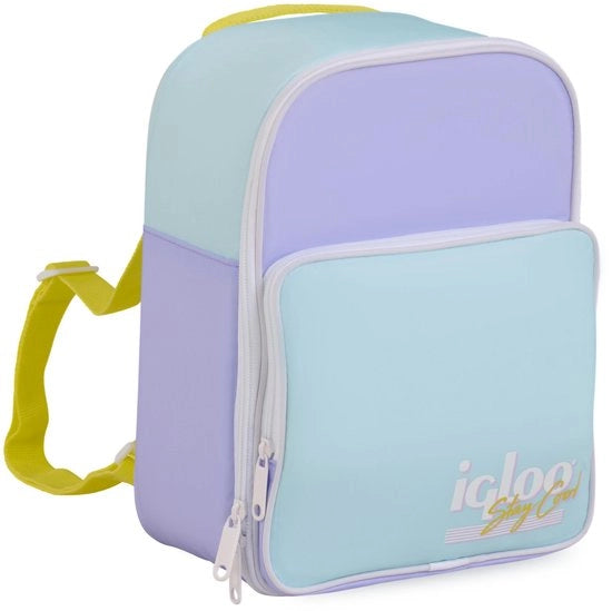 Mini Koeltas Retro Rugzak Lila - Capacità di circa 9 litri - Isolamento Geïsoleerde