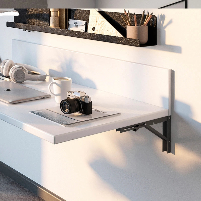 Set di supporti pieghevoli, lunghezza 303 mm, Acciaio, Verniciato bianco