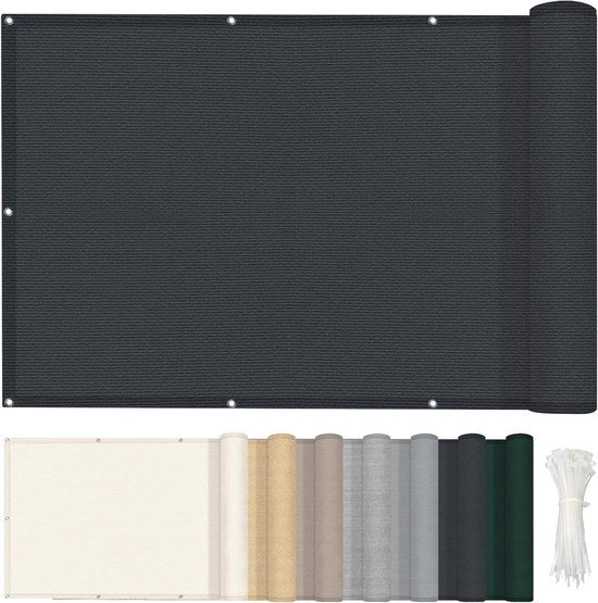 Coperture per balconi - Paravento e Tende a Vela 90 x 500 cm Antracite