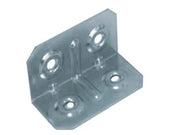 PIASTRA DI GIUNZIONE QUADRA PIEGATA 4 FORI- - mm.20x20 spessore mm.1 - 100 pezzi