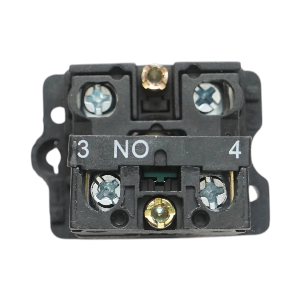 Pulsante indicatore LED bianco con resistenza integrata 1NO, 220V, LAY5 Breckner Germany