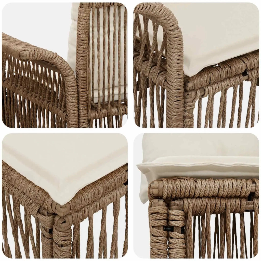Set Divano da Giardino 7 pz 6-Numero di posti 3436794