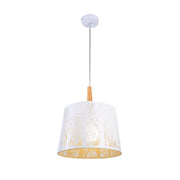 Maytoni Sospensione contemporanea Lantern 1 luce E27 bianco metallo diffusore metallo bianco