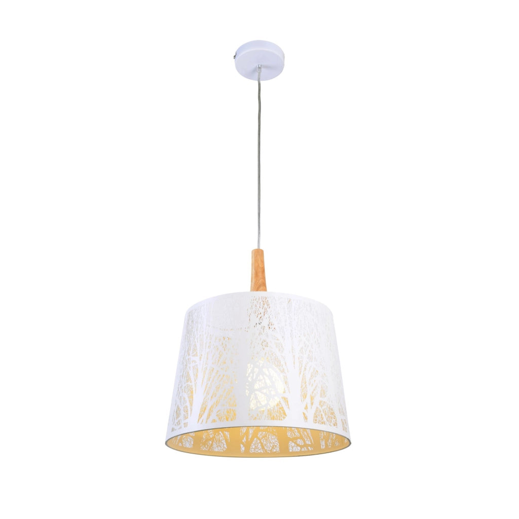 Maytoni Sospensione contemporanea Lantern 1 luce E27 bianco metallo diffusore metallo bianco