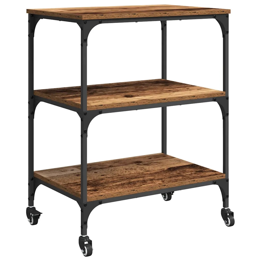 Carrello da Cucina Legno vecchio 60 x 41 x 76 cm CFW9764273