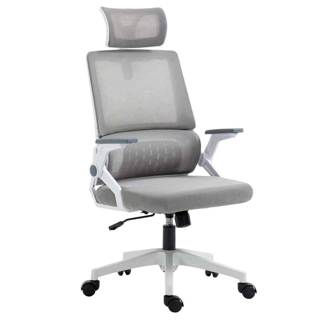 Sedia da ufficio ergonomica regolabile in tessuto ¨C zephmum ¨C Grigio