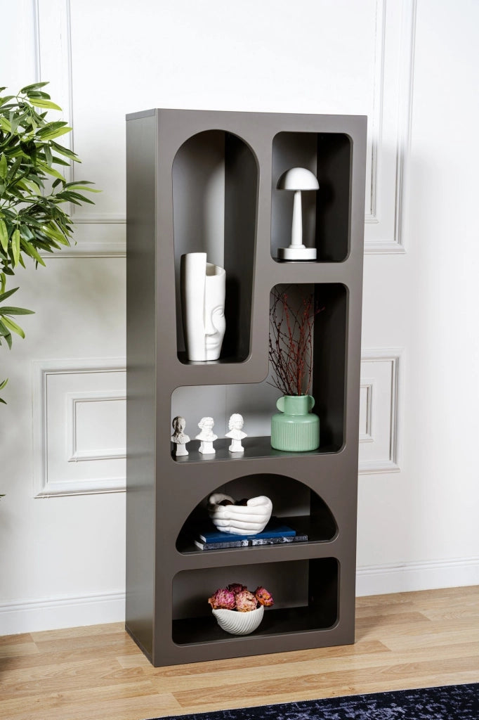 Libreria in legno "Venüs" - 60 x 32 x 150 cm - Antracite