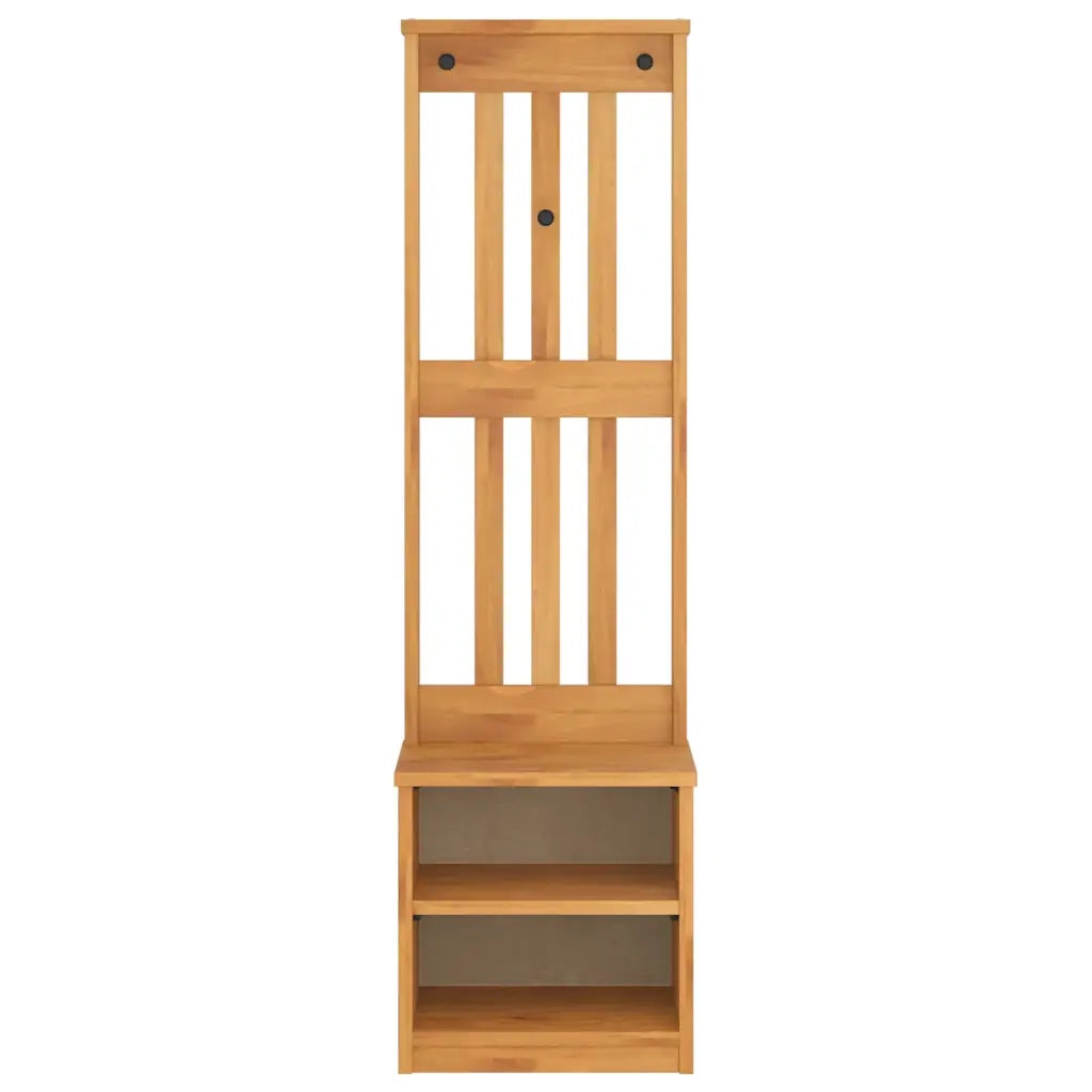 Albero da Ingresso SANDNES 45x40x159,5 cm in Legno di Pino 4010478