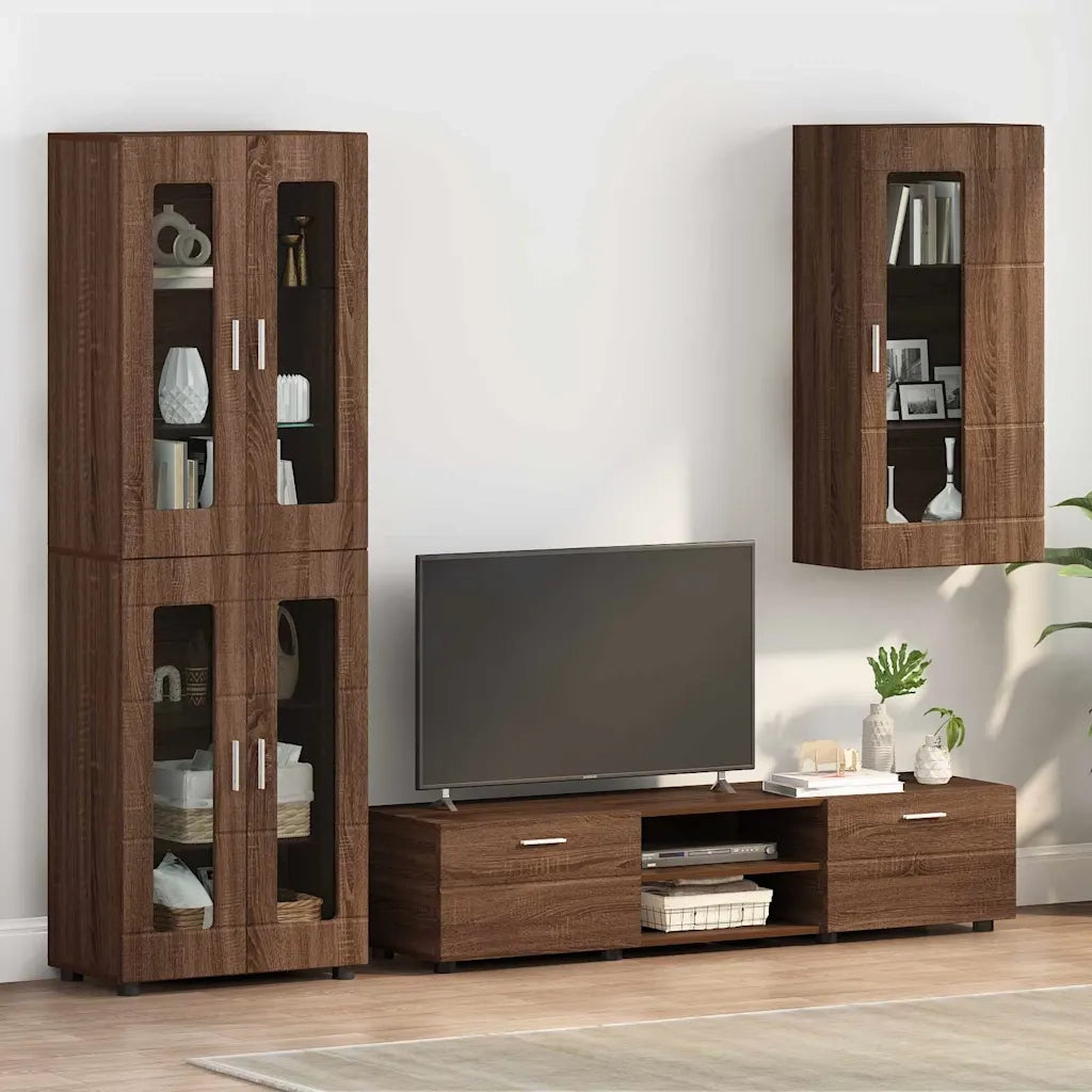 Armadio in Legno Rovere Marrone 50 x 29 x 100 cm