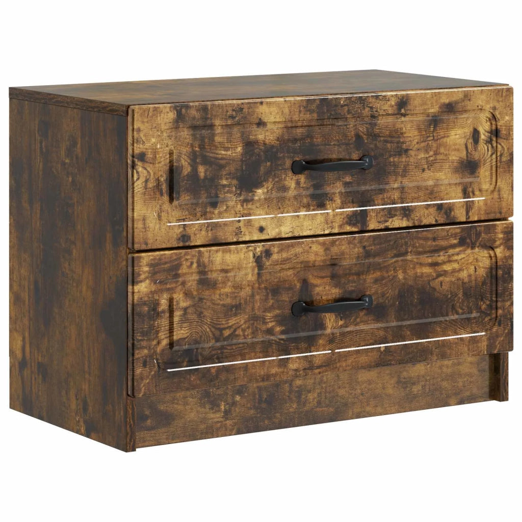 Armadio da Notte Rovere Fumo 62 x 34,5 x 44,5 cm 895700