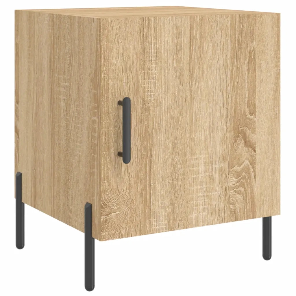 Comodini 2 pz Rovere Sonoma 40x40x50 cm in Legno Multistrato 827587