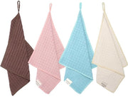 Set di 4 microvegli per cucina in struttura a wafel - 30 x 30 cm - Prodotti riutilizzabili