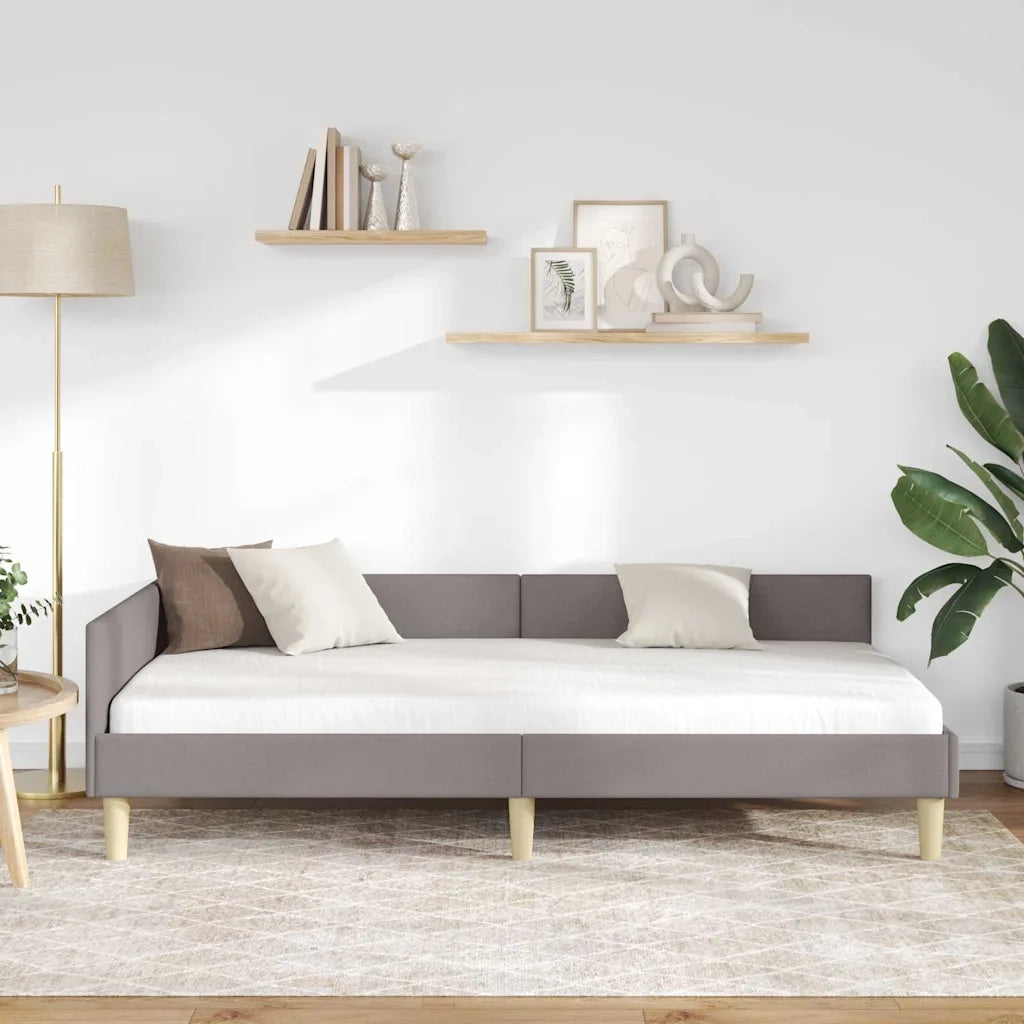 Cornice del letto ad angolo Talpa 90 x 190 cm Tessuto 42016114