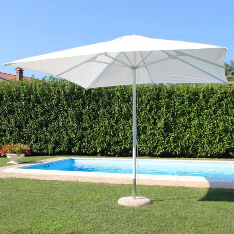 OMBRELLONE BRIAN P/C BIANCO 3 X 3