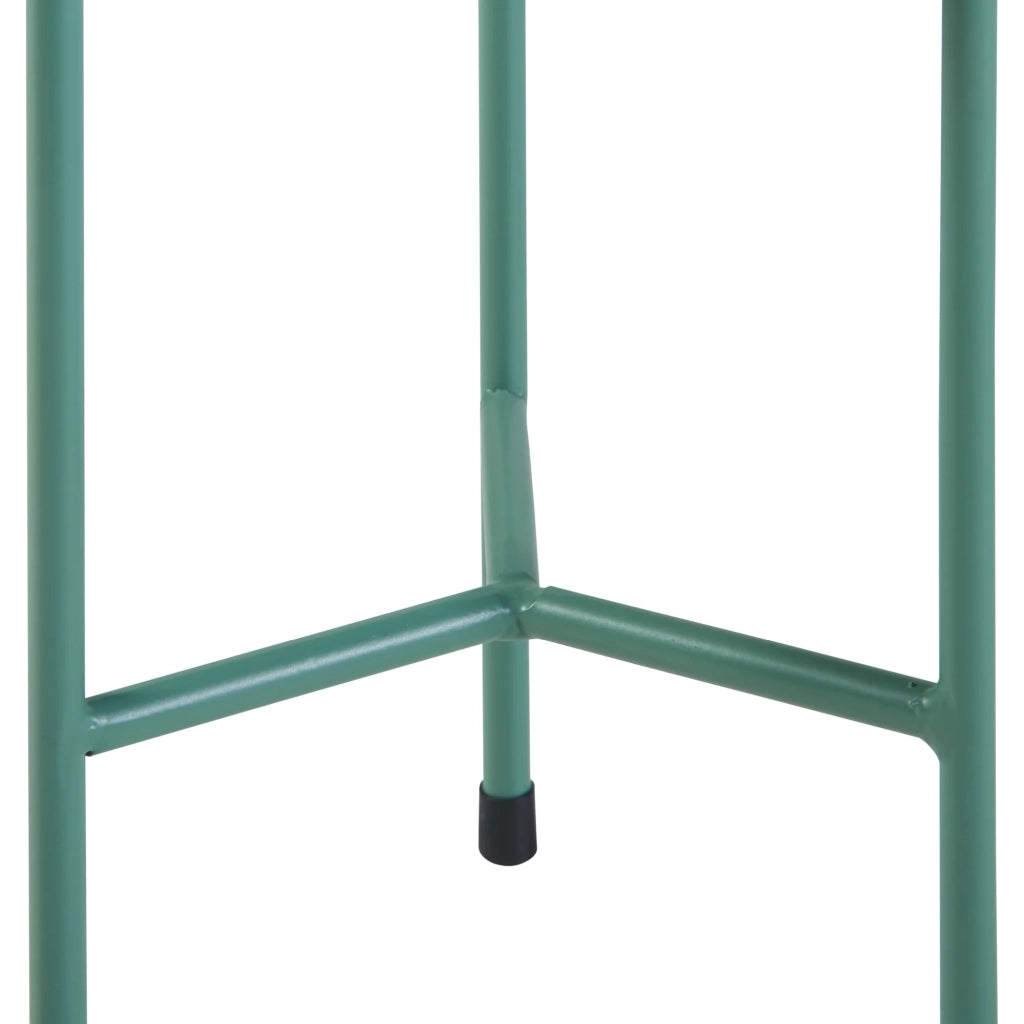 Portavasi da esterno 41 x 16 cm metallo verde 03_0010359