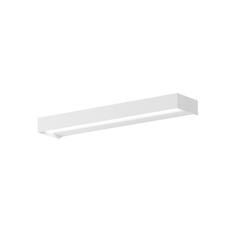 Lampada a Parete LED GAP 20W 980lm 3000K Alluminio Bianco Opaco Dimmerabile Taglio Fase - Gealuce