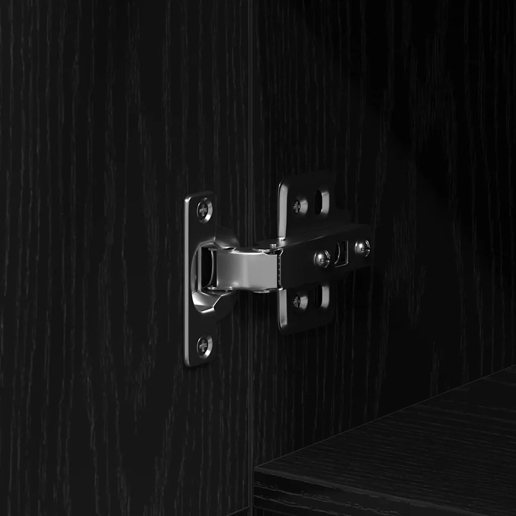 Scrivania Rovere Nero 100 x 50 x 75 cm Legno multistrato 862779