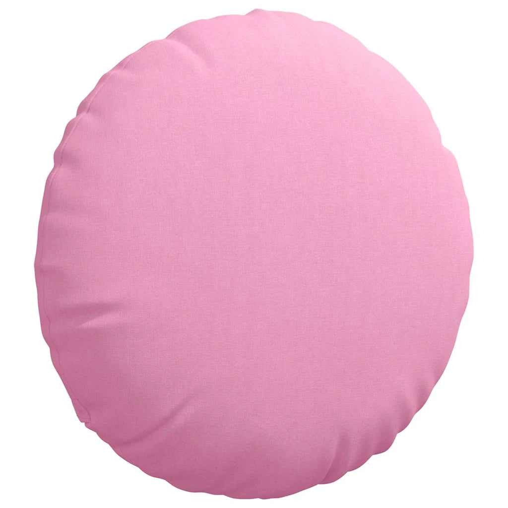 Cuscini per Seduta 2 pcs Rosa Ø80 x 29 cm Tessuto