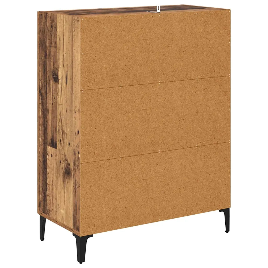 Credenza | Madia | Buffet da pranzo | Armadio da pranzo Legno vecchio 69,5 x 34 x 90 cm