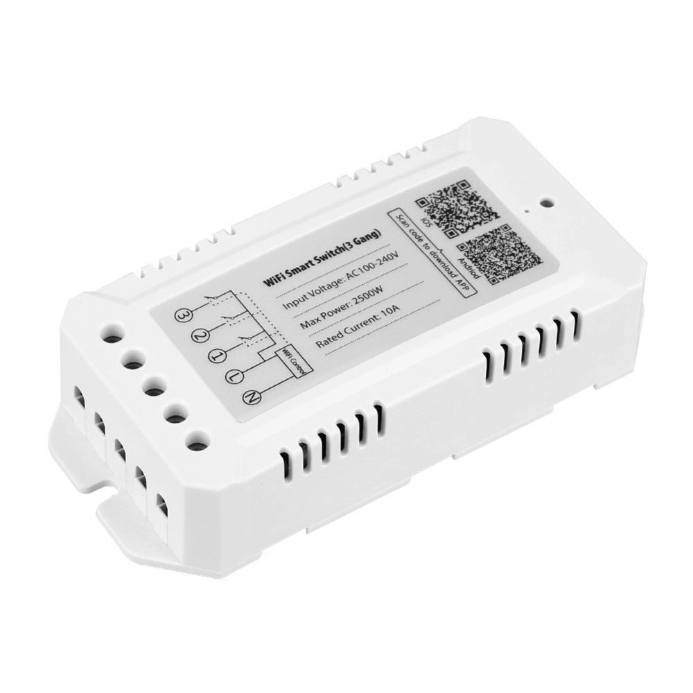 Trade Shop - Dispositivo Ricevitore Wifi Android On Off Smartphone Smart Home 3 Canali -