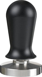 Tamper per caffè - calibrazione a 16 kg di pressione - manico in alluminio o legno - base in acciaio inox - 58mm