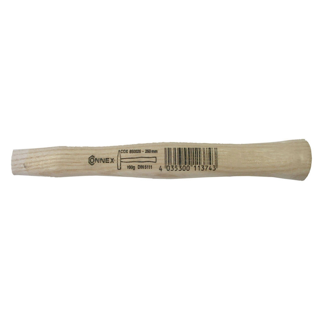 Manico per Martello da 100 150 Gr in Legno di Frassino Norma Din 5111 Masidef Formato: 300 gr. L. 300 mm