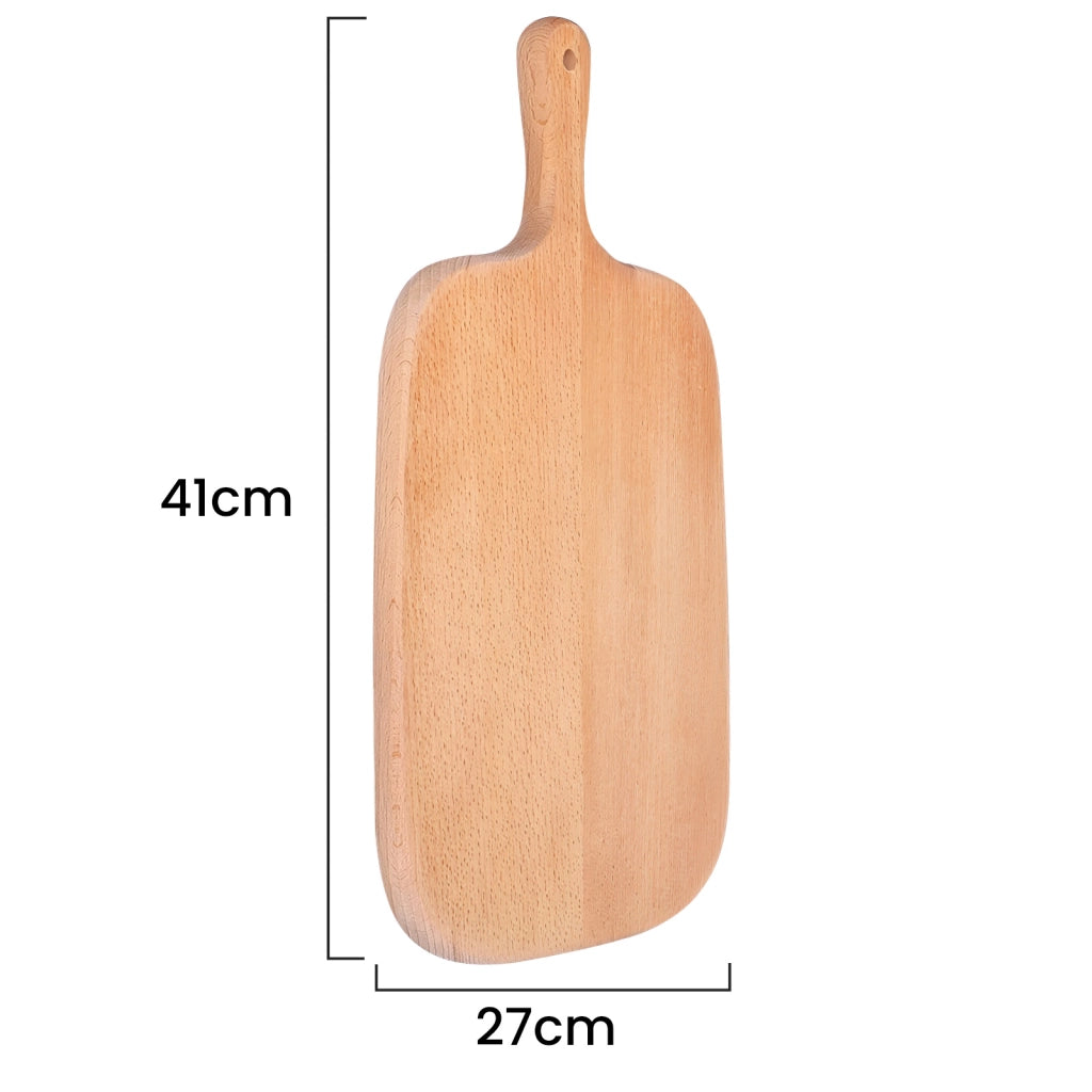 Tagliere in legno per pane con coltello incluso, ultra pratico Marrone chiaro Cheffinger