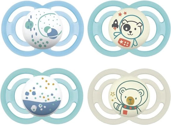 Set di 4 fustelle per neonati Soft Colori 6-16 giorni inclusi trasportini sterilizzabili