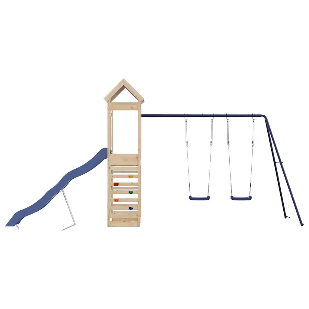 Set da Gioco da Esterno in Legno Massello di Pino 3279166