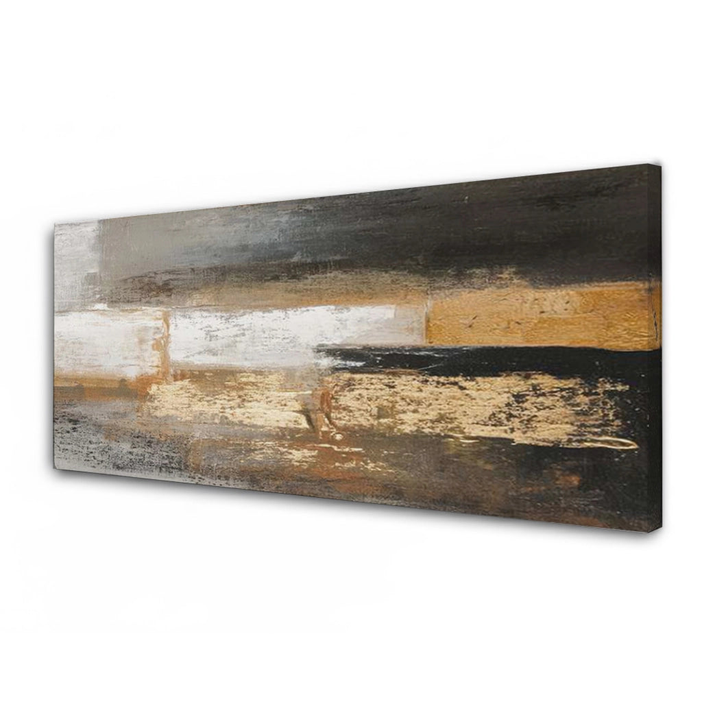 Quadro Moderno su Tela per Soggiorno e Camera da Letto 40x120 cm - Stampa Professionale su Telaio in Legno con Gancio Integrato - Dipinto Panoramico Decorativo da Parete. ASS4-DIS1
