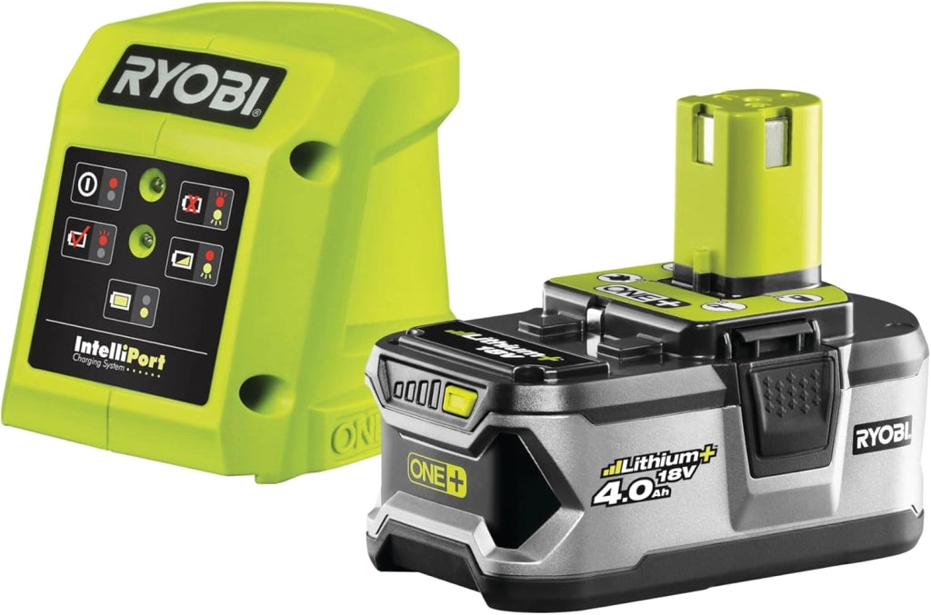 RY18BLA-140 Soffiatore a Batteria 18V ONE+ con 1 Batteria 4.0Ah, Turbina Jet, Tubo Removibile, Impugnatura Ergonomica, Velocità Ventola 145 km/h, Flusso d'Aria 7,1 m3/min