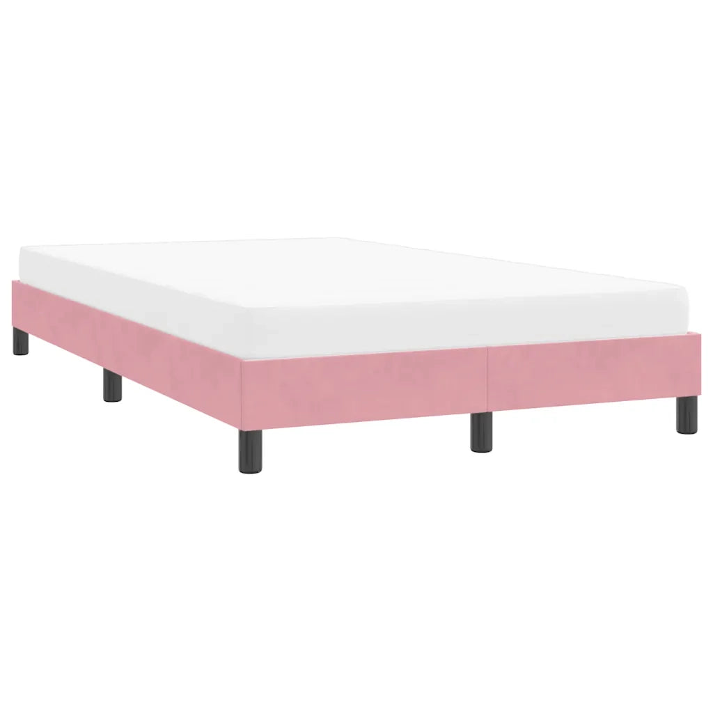 Giroletto senza Materasso Rosa 120x220 cm Velluto 4101402
