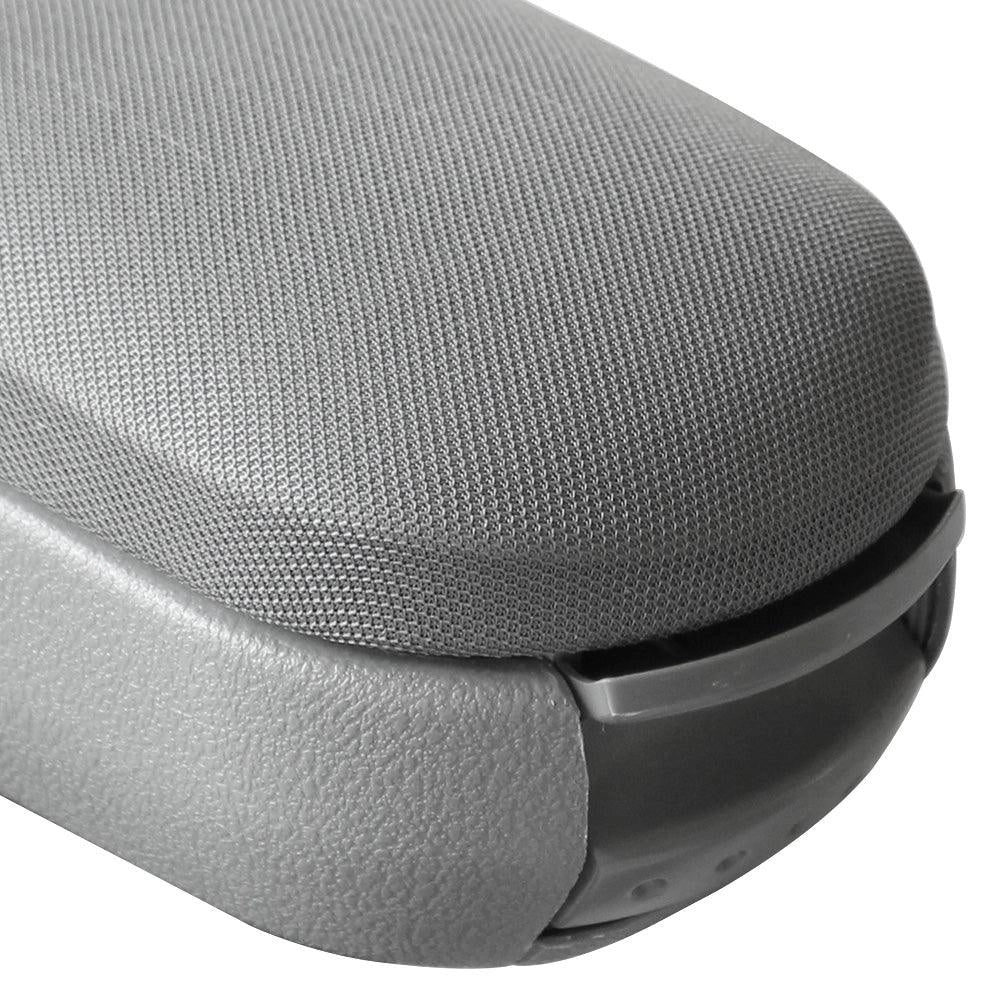 Bracciolo centrale per Golf IV / Bora / New Beetle con scomparto imbottito in tessuto grigio 03_0000481