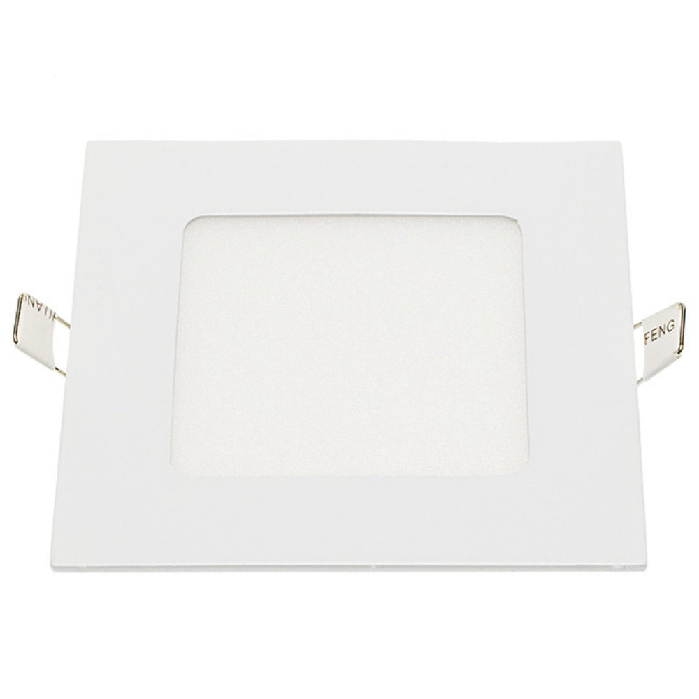 Pannello led incasso 11cm 6watt slim quadro soffitto alimentatore incluso *** temperatura colore lampada 4500k bianco...