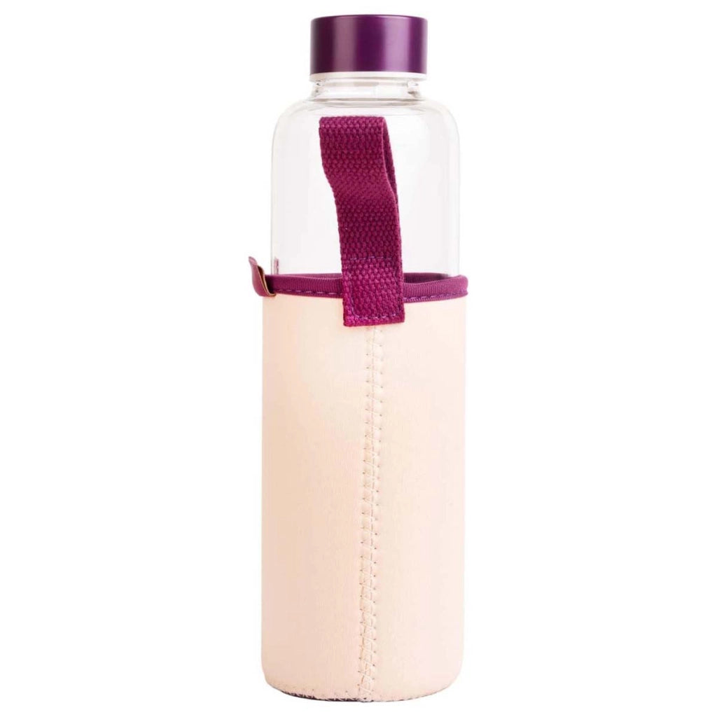 Borracca in Vetro Stemma di Hogwarts di Harry Potter 500ml Viola Harry Potter