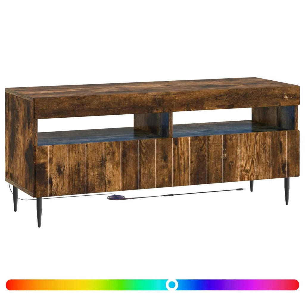 Mobile TV LED Rovere Fumo Legno ingegnerizzato 896550
