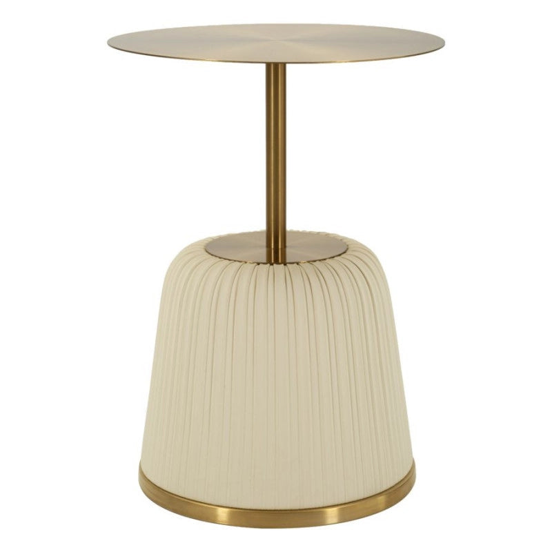 Tavolinetto Egle Bianco cm ø 40x55