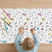 Tavolo decorativo per la scuola, decorazione per l'iscrizione scolastica, tovaglia da tavolo con disegno per bambini, tovaglia da tavolo per la scuola, 120 x 180 cm