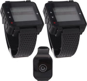 Sistema di chiamata wireless - Sistema di chiamata per infermieri - Ricevitore orologio - Ricevitore di chiamata - Grande portata - Impermeabile - Sistema di chiamata per ristoranti - cucine - cliniche - fabbriche.