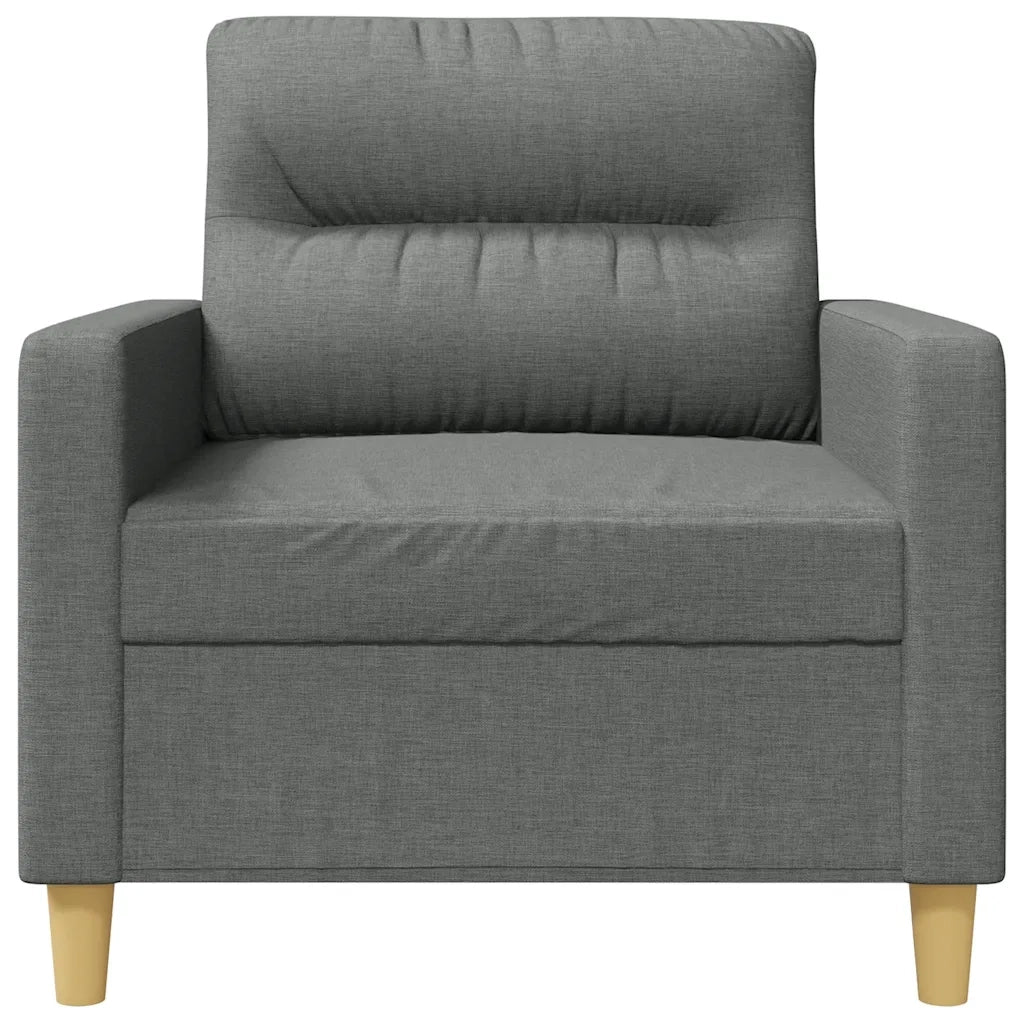 Poltrona Grigio Scuro 60 cm in Tessuto 359220