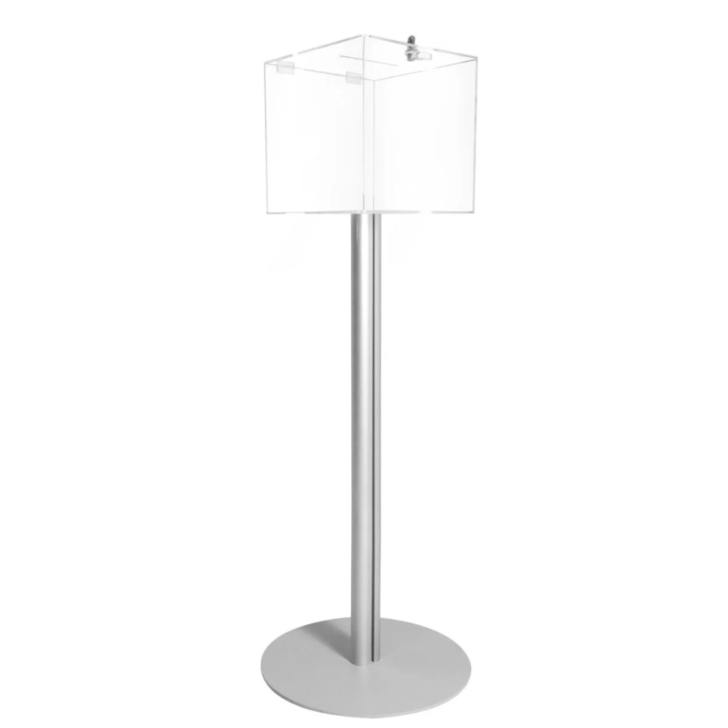 Urna in plexiglass CUBO con piedistallo