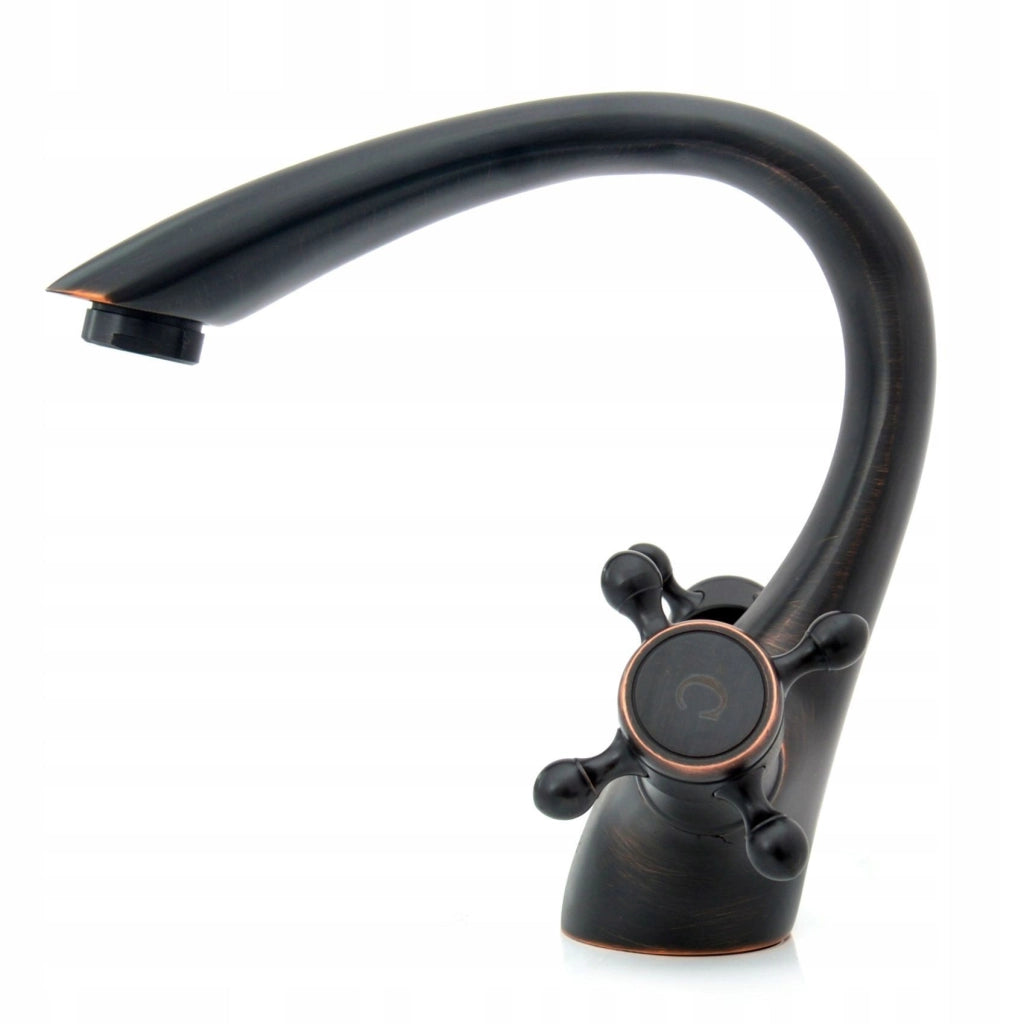 Rubinetto Da Lavabo Rea Retro Old Black