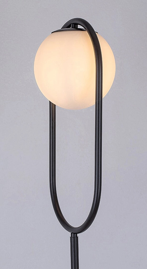 Lampada da terra Ghita nero/bianco E27 20W Rabalux