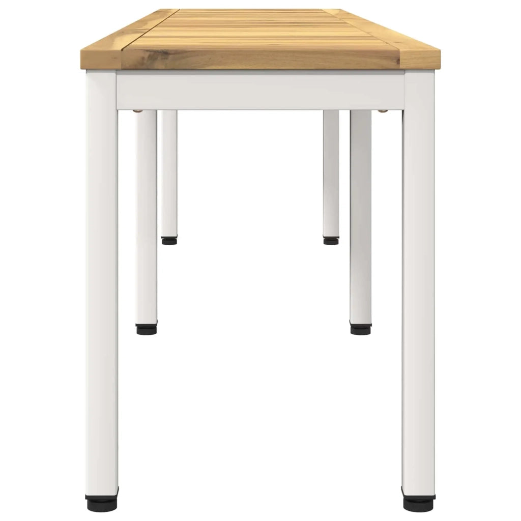Panchina da giardino 161 x 35 x 45 cm Legno di Acacia Massello 901751