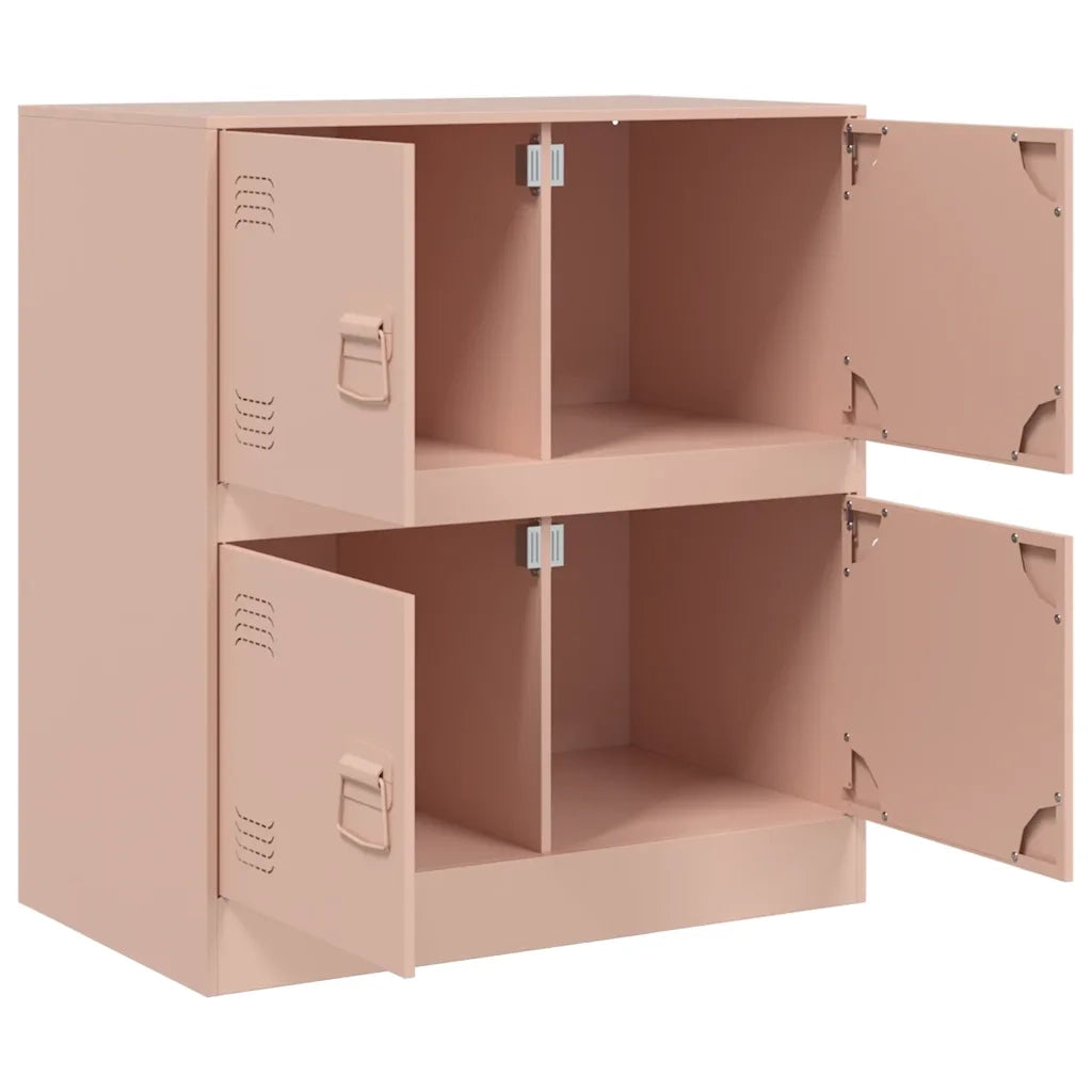 Credenza Rosa 67x39x73 cm in Acciaio